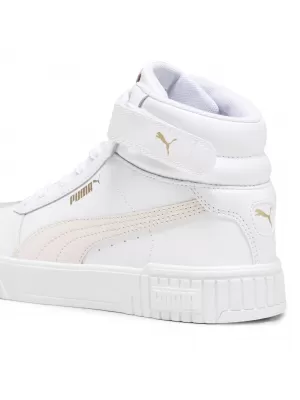 Čizme PUMA CARINA 2.0 MID 38585107 PUMA BIJELA/MRAZNA RUŽIČASTA/ZLATO