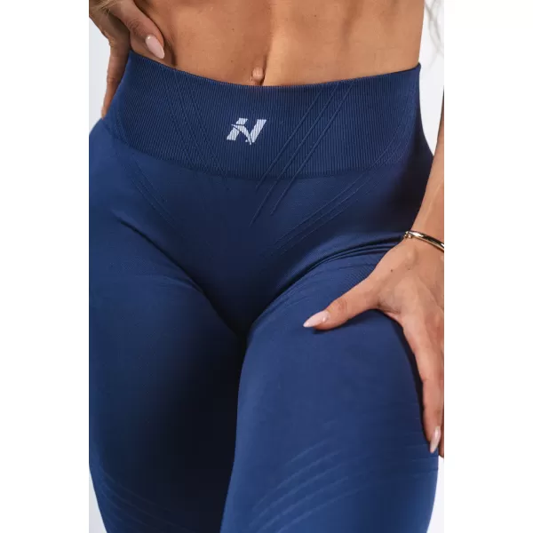  Bešavne maksimalne push-up tajice za oblikovanje FLOW SEAMLESS 497 BLUE Nebbia 