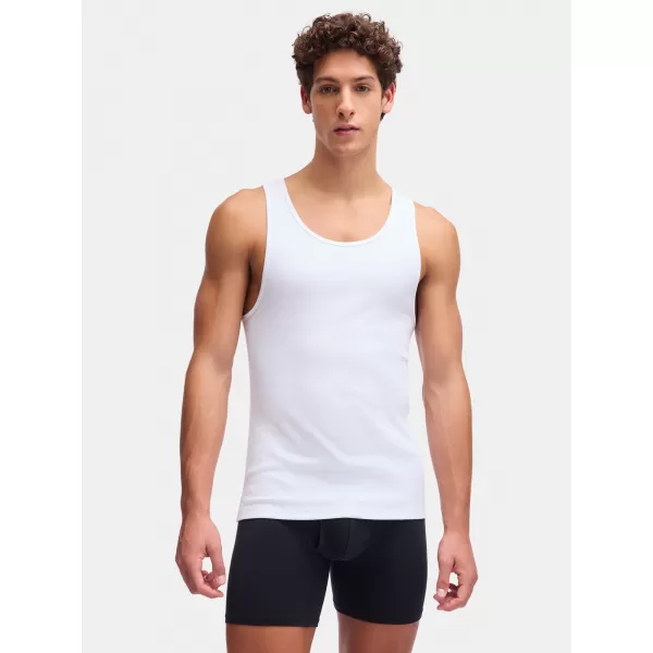  Muška majica bez rukava UNDER ARMOUR M UA PERF COTTON TANK-2PK 6007622-100 BIJELA 