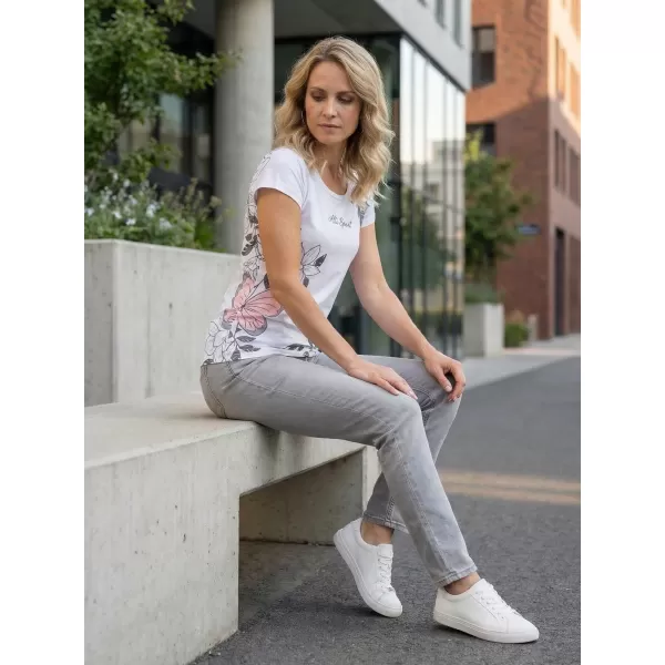  Vrhunska ženska košulja za slobodno vrijeme ALTISPORT VOJ/ALW119TR06 BIJELA 