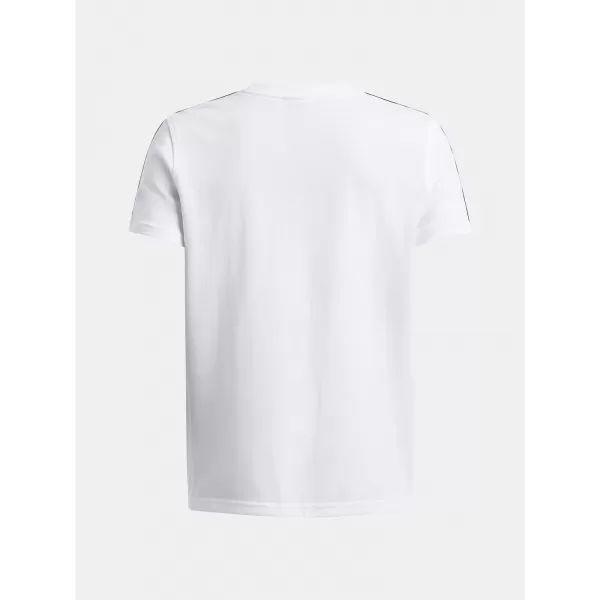  Majica za dječake UNDER ARMOUR UA B ICON TAPED SS 6001583-100 BIJELA 