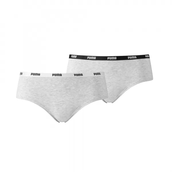  Gaćice PUMA WOMEN HIPSTER 2P PACK 90785205 SIVA/SIVA 