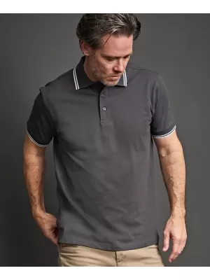 Muška majica kratkih rukava TEE JAYS | TJ 1407 CRNO/BIJELO