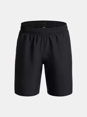 Kratke hlače za dječake UNDER ARMOUR UA TECH WOVEN WORDMARK SHORT 1383341-007 CRNA