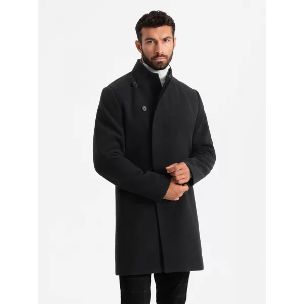  Muški kaput OMBRE OM-COWC-0141 CRNI 
