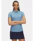 Ženska majica kratkih rukava UNDER ARMOUR UA PLAYOFF SS POLO 1383612-418 PLAVA