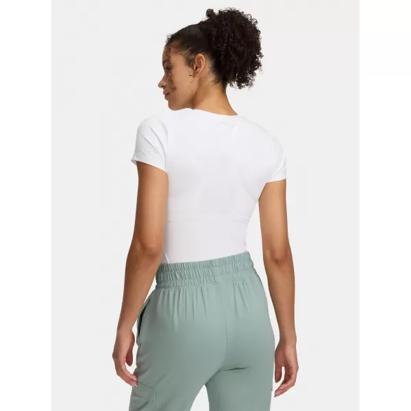  Ženska majica kratkih rukava UNDER ARMOUR MERIDIAN CORE SS 6000341-100 BIJELA 