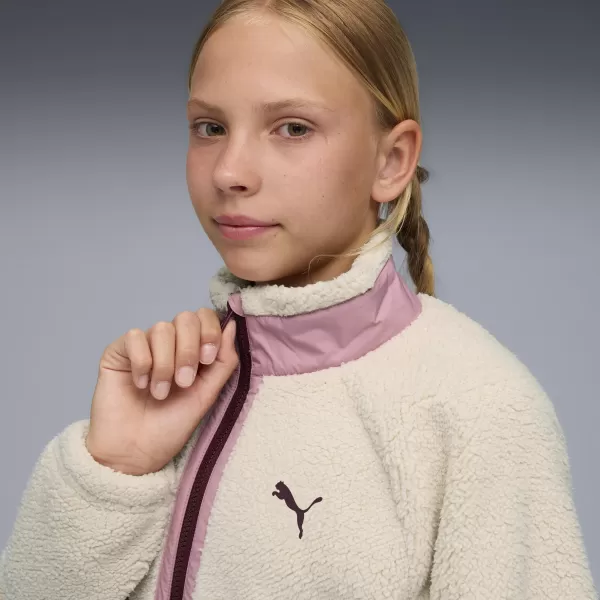  Dječja jakna PUMA HYBRID SHERPA JACKET 68840587 ALPSKI SNIJEG 