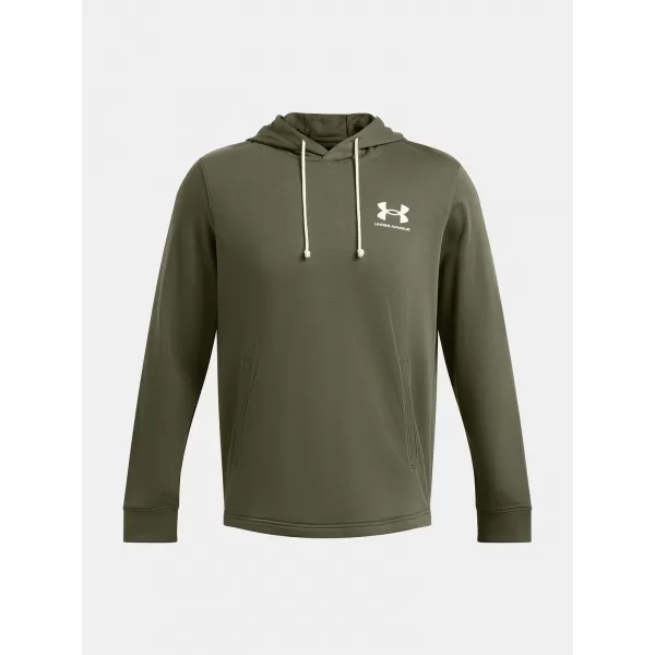  Muški sweatshirt UNDER ARMOUR UA RIVAL TERRY LC HD 1370401-390 ZELENA 