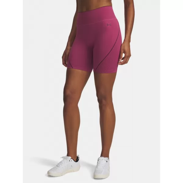  Ženske kratke hlače UNDER ARMOUR UA VANISH SEAMLESS SHORT CRVENA 
