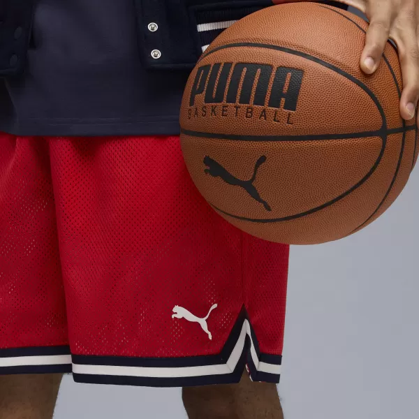 Kratke hlače PUMA HOOPERHOTLINE AOP 7" SHORTS 63283701 ZA SVA VREMENA CRVENA/AOP 