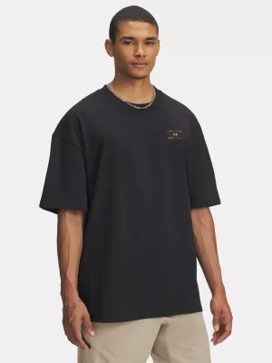 Muška majica kratkih rukava UNDER ARMOUR UA HWT WOVEN LABEL SS 6005668-001 CRNA