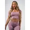 Oblikujući bešavni crop top FLOW SEAMLESS 499 PINK Nebbia