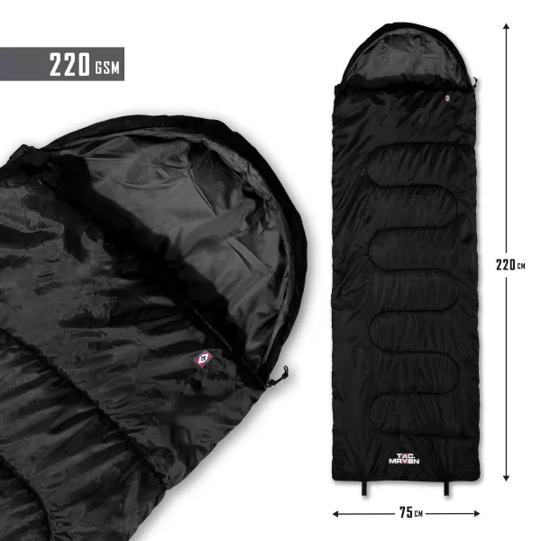  Vreća za spavanje PENTAGON SENTINEL SLEEPING BAG 220GR/M² D19001 CRNA 