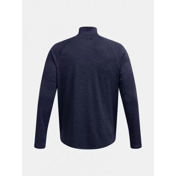  Muška majica kratkih rukava UNDER ARMOUR UA TECH TEXTURED 1/2 ZIP 1382797-410 PLAVA 