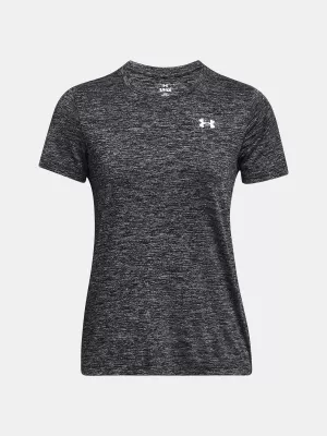 Ženska majica kratkih rukava UNDER ARMOUR TECH SSC- TWIST 1384230-001 CRNA