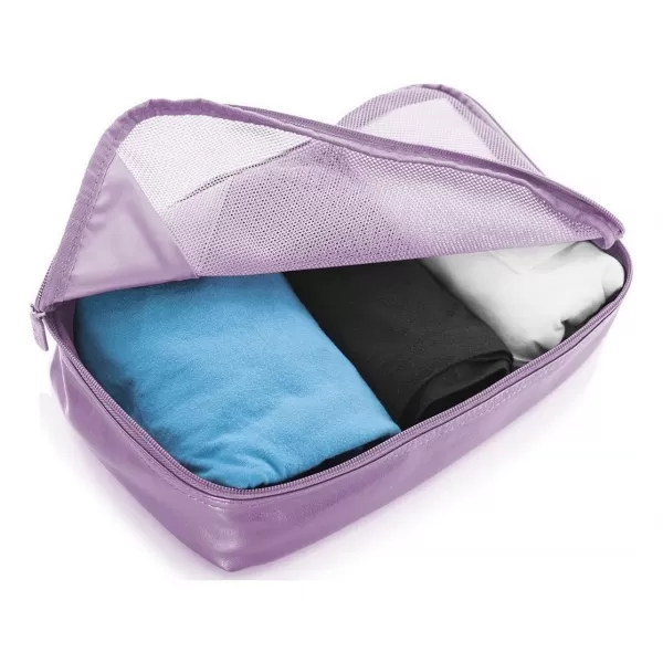  Set organizatora HEYS METALLIC PACKING CUBE 5PC LILA 