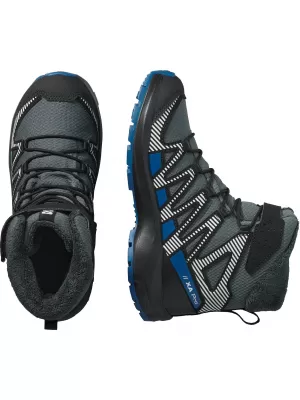 Dječje cipele SALOMON XA PRO V8 WINTER WATERPROOF J TURBULENCIJA/CRNA/TAMNOPLAVA