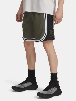 Muške kratke hlače UNDER ARMOUR UA M COURTSIDE SHORT 6004087-390 ZELENA
