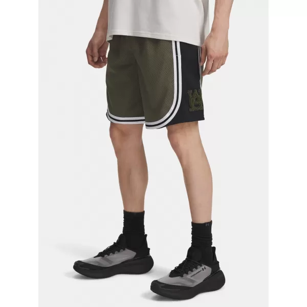  Muške kratke hlače UNDER ARMOUR UA M COURTSIDE SHORT 6004087-390 ZELENA 