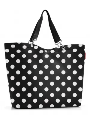 ručna torbica REISENTHEL SHOPPER XL TOČKICE BIJELE