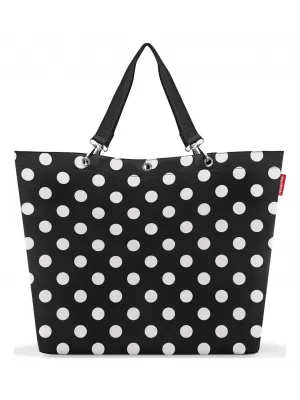 ručna torbica REISENTHEL SHOPPER XL TOČKICE BIJELE