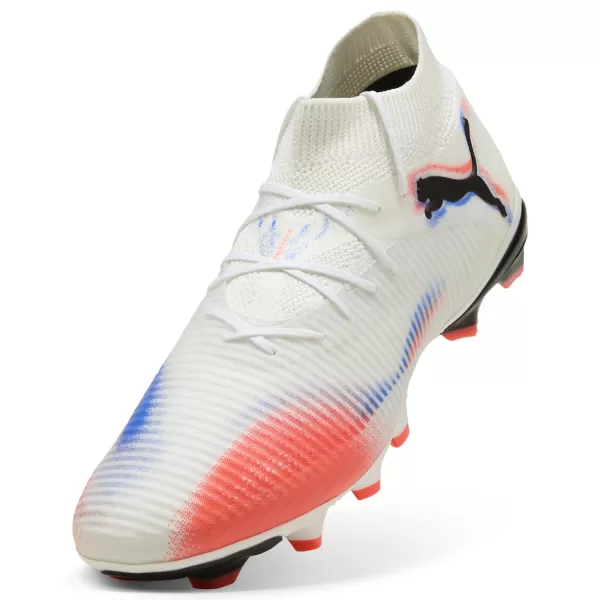  Muške cipele PUMA FUTURE 8 PRO FG/AG 10858801 WHITE/ BIJELA/PUMA CRNO/BLISTAVO CRVENO 