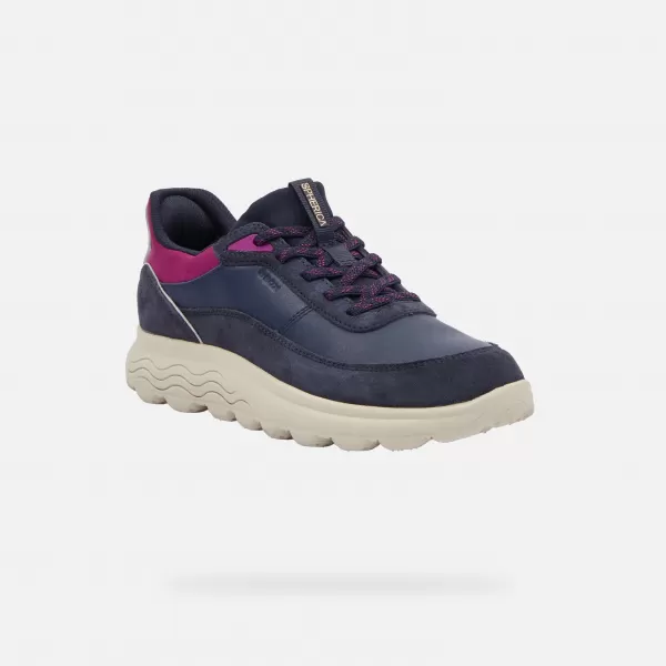  Ženske tenisice GEOX SPHERICA PLUS FAST IN G009589 TAMNOPLAVA 