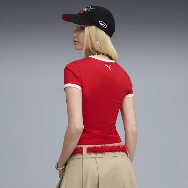  Ženska majica kratkih rukava PUMA FUTURE ZA SVA VREMENA CRVENA 
