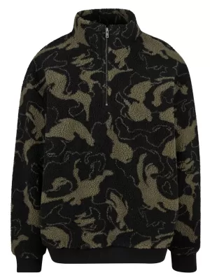 Muški sweatshirt URBAN CLASSICS TB8024 MASLINASTI KOVITLAC