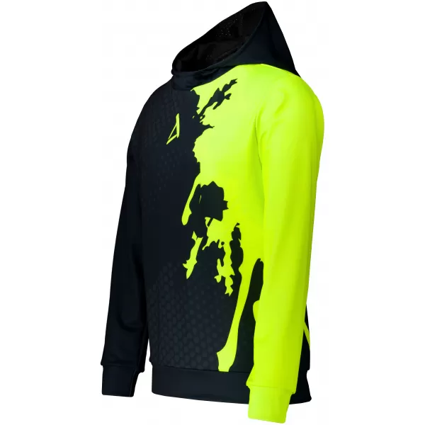  Muška premium funkcionalna majica ALTISPORT VOJ/ALM112MI01 CRNO-FLUO ŽUTA 