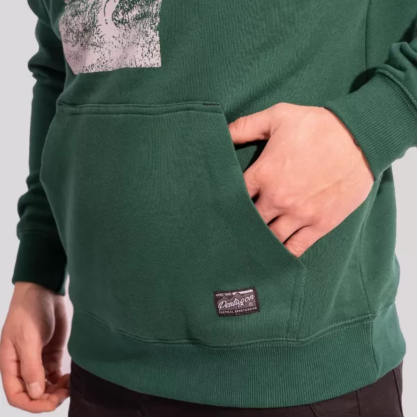  Majica PENTAGON PHAETON HOOD SWEATER K09021-SS83 SPRINGBOK ZELENA 