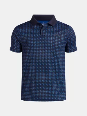 Majica za dječake UNDER ARMOUR UA MATCHPLAY PRINTED POLO 1377349-411 PLAVA