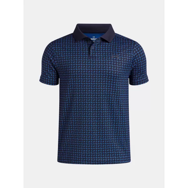  Majica za dječake UNDER ARMOUR UA MATCHPLAY PRINTED POLO 1377349-411 PLAVA 