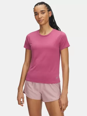 Ženska majica kratkih rukava UNDER ARMOUR UA LAUNCH SHORTSLEEVE 1382434-659 CRVENA