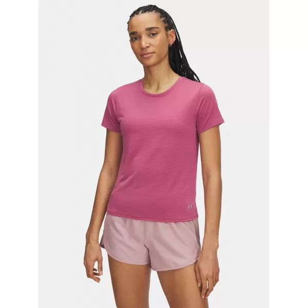  Ženska majica kratkih rukava UNDER ARMOUR UA LAUNCH SHORTSLEEVE 1382434-659 CRVENA 