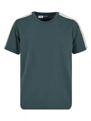 Dječja majica URBAN CLASSICS UCK7336 TAMNOZELENE BOJE
