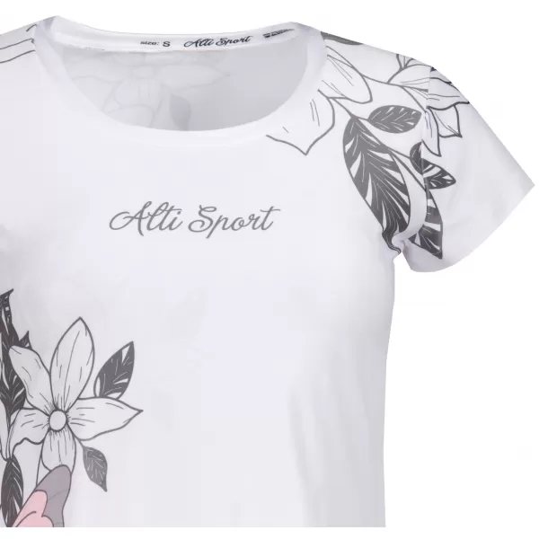  Vrhunska ženska košulja za slobodno vrijeme ALTISPORT VOJ/ALW119TR06 BIJELA 