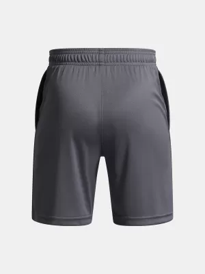 Kratke hlače za dječake UNDER ARMOUR UA TECH LOGO SHORTS 1383333-026 SIVA