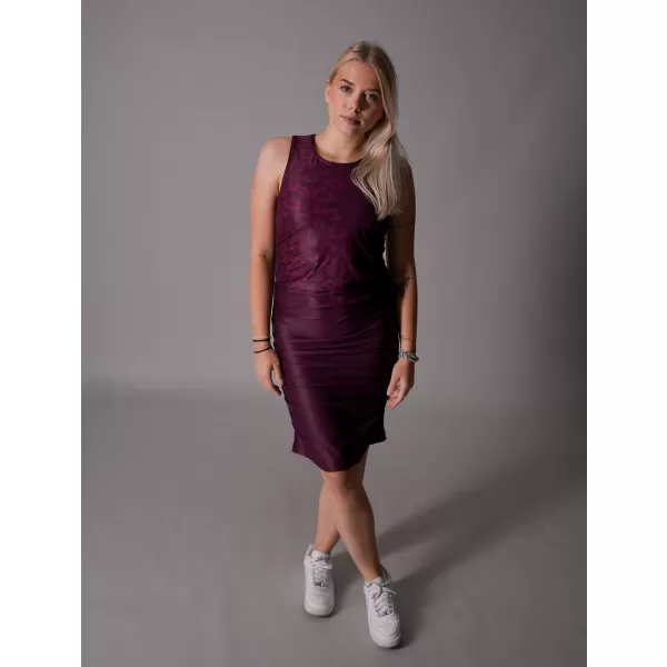  Ženska premium haljina ALTISPORT VOJ/ALW047SAT03 VINO CRVENO 