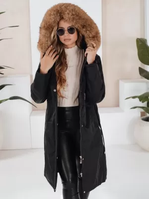 Ženska parka DSTREET TY5110 CRNA