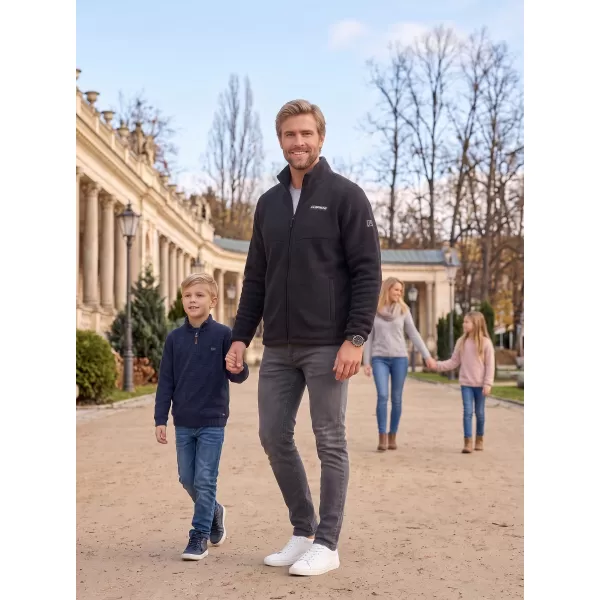 Muška majica od flisa ALTISPORT OMAL CRNA 
