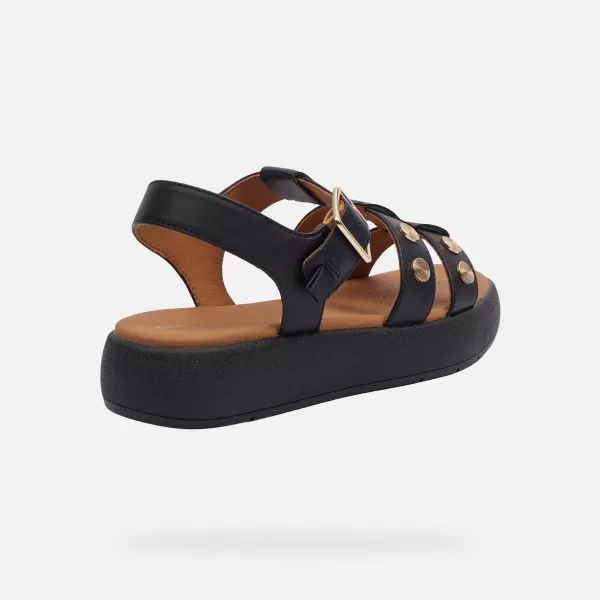  Ženske sandale GEOX CAMALEI G000986 CRNA 