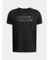 Majica za dječake UNDER ARMOUR UA TECH SPLIT WORDMARK SS 1383010-003 CRNA