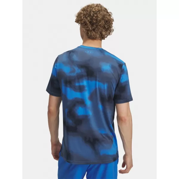  Muška majica kratkih rukava UNDER ARMOUR VANISH ENERGY PRINTED SS 1383974-402 PLAVA 