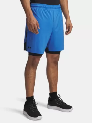 Muške kratke hlače UNDER ARMOUR UA TECH VENT 2IN1 SHORT PLAVA