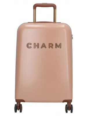 Kofer CHARM LONDON CAPETOWN S RUŽIČASTA