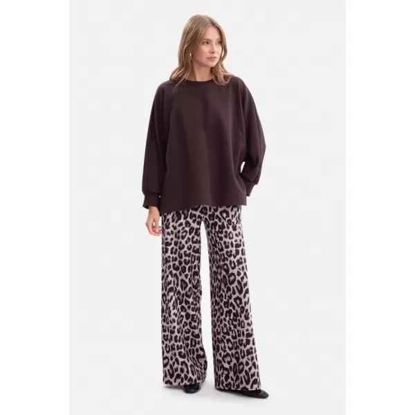  Ženski sweatshirt BEWEAR B306 TAMNA ČOKOLADA 