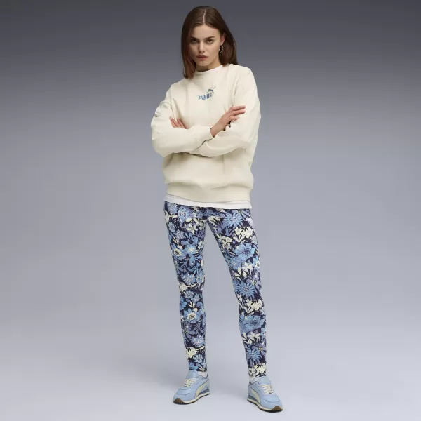  Ženske tajice PUMA ESS NATURE 2 0 AOP LEGGINGS 68808034 HLADNA PLAVA 