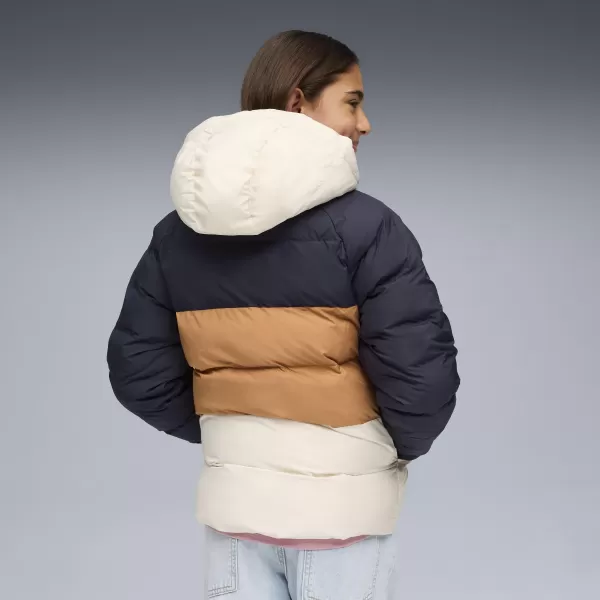  Dječja jakna PUMA SYNTHETIC HOODED PUFFER JACKET 68840416 NOVA MORNARICA 